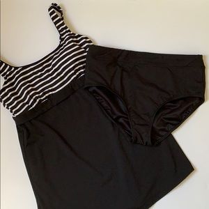 LANDS’ END High Waisted Bikini Bottoms